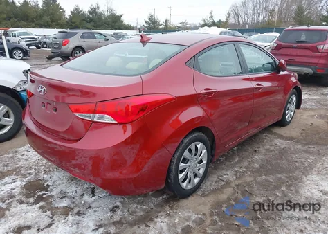 2013 Hyundai Elantra Gls/Limited из США, поврежденный, VIN 5NPDH4AEXDH201179